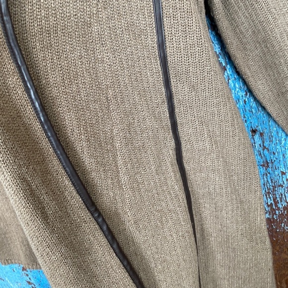 Fenn Wright Mason Tan Duster Sweater Cardigan - Picture 5 of 7